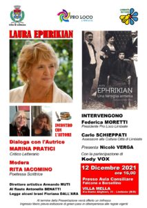 Presentazione libro di Laura Ephrikian – 12 dicembre, ore 16.00