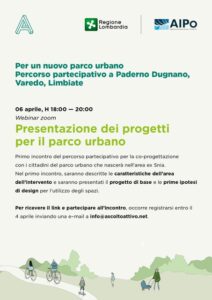 Percorso di co-progettazione del nuovo parco urbano nei Comuni di Paderno Dugnano, Varedo e Limbiate