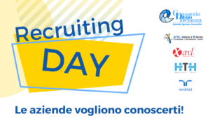 “Recruiting Day” per opportunità lavorative – 27 giugno 2023, ore 14.00